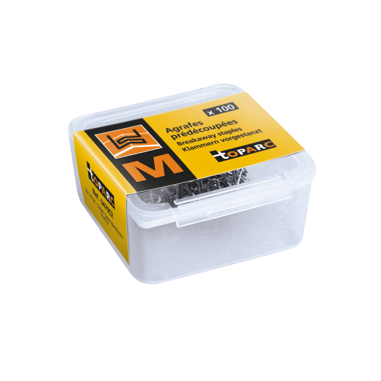 100 EXTERNAL ANGLE BREAKAWAY STAPLES (M)