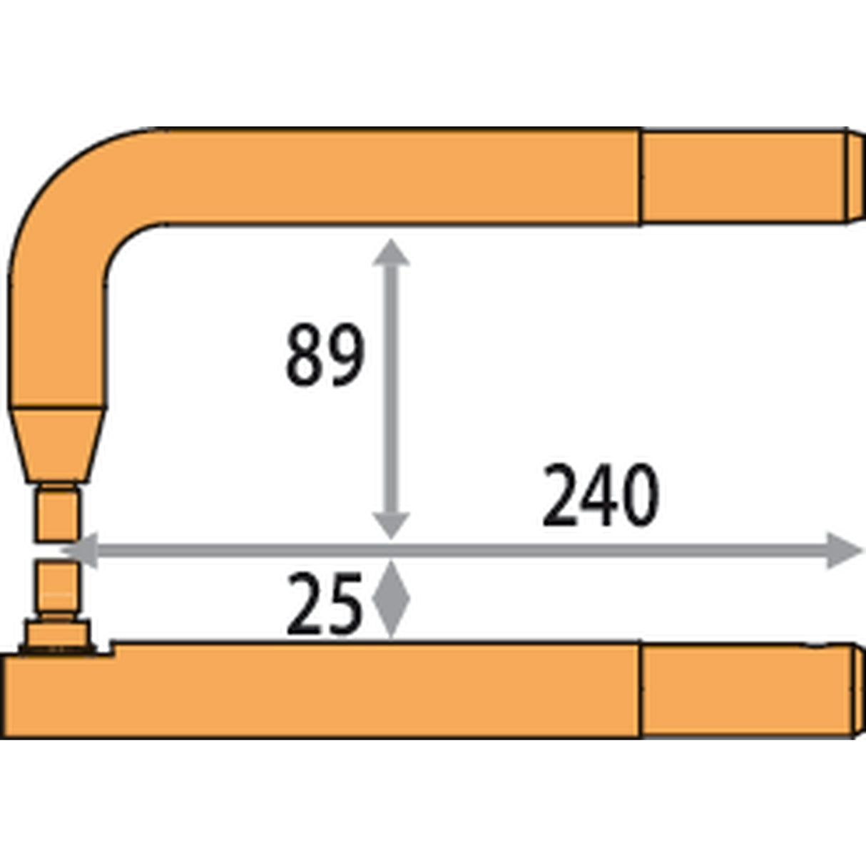 X6 ARMS COPPER ARM LENGTH 220mm