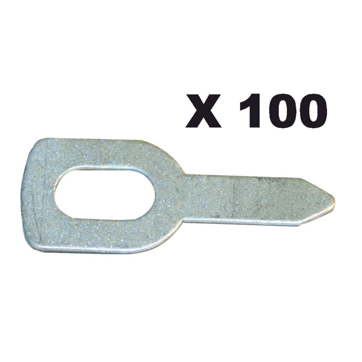 100 STRAIGHT PULLING RINGS