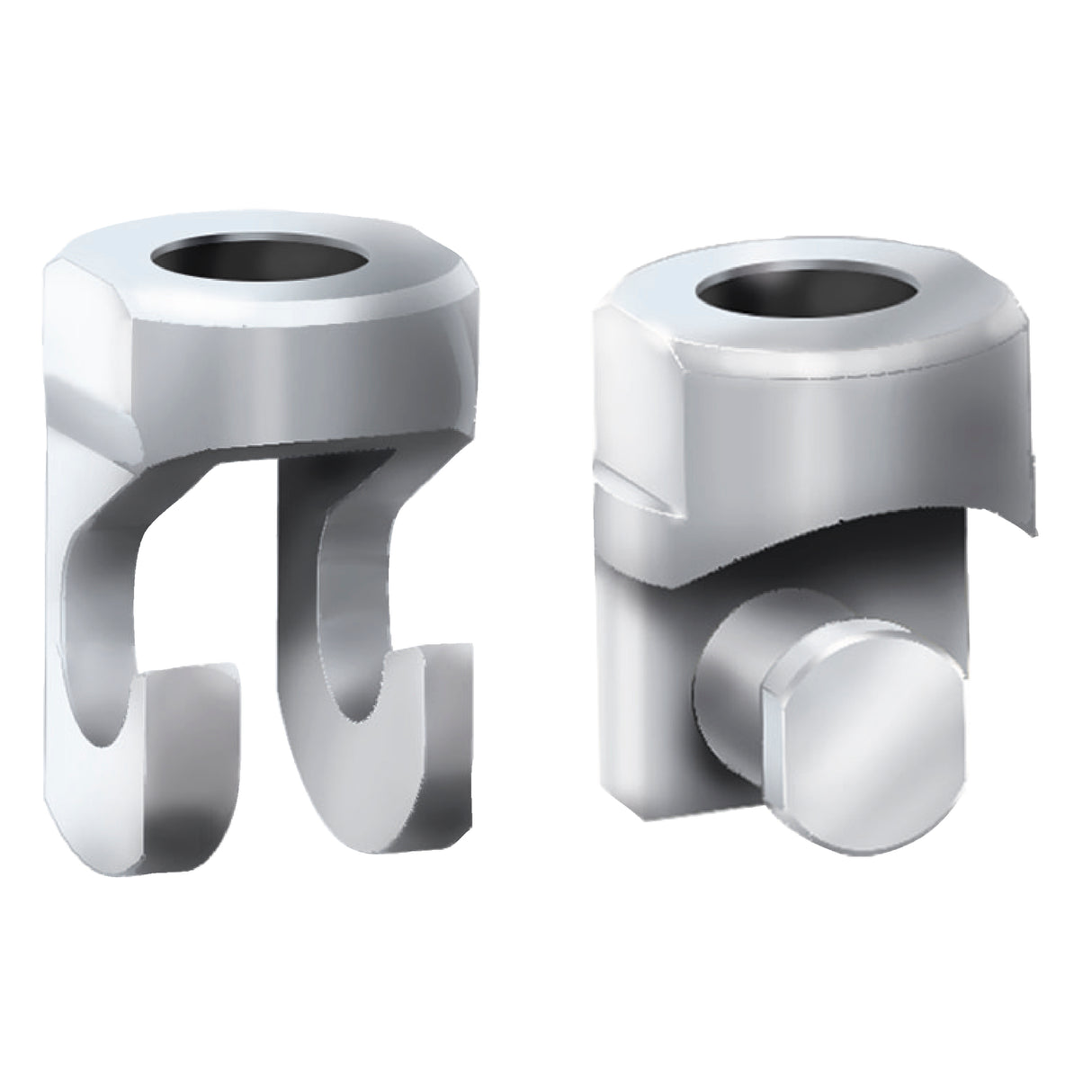 ALUMINIUM LIFTING HOOKS 3 & 4 + 5 QUICK RINGS