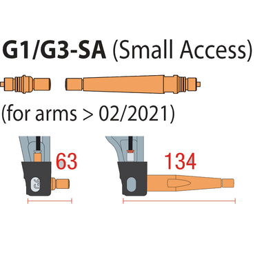 SET OF 2 G1/G3-SA EXTENSIONS