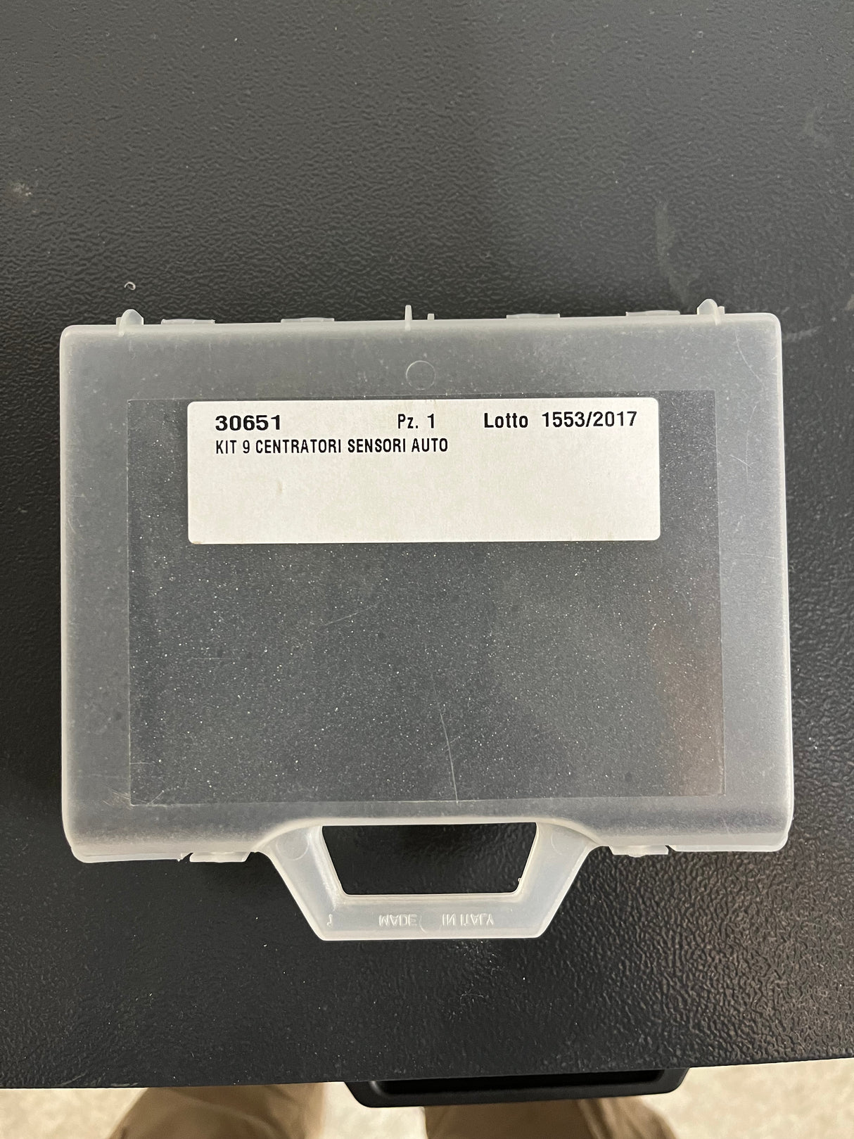 KIT of 9 CAR SENSOR CENTERING DEVICES