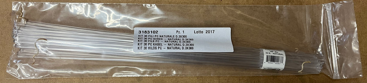 Kit 30 FIli PC Natural D.3x300