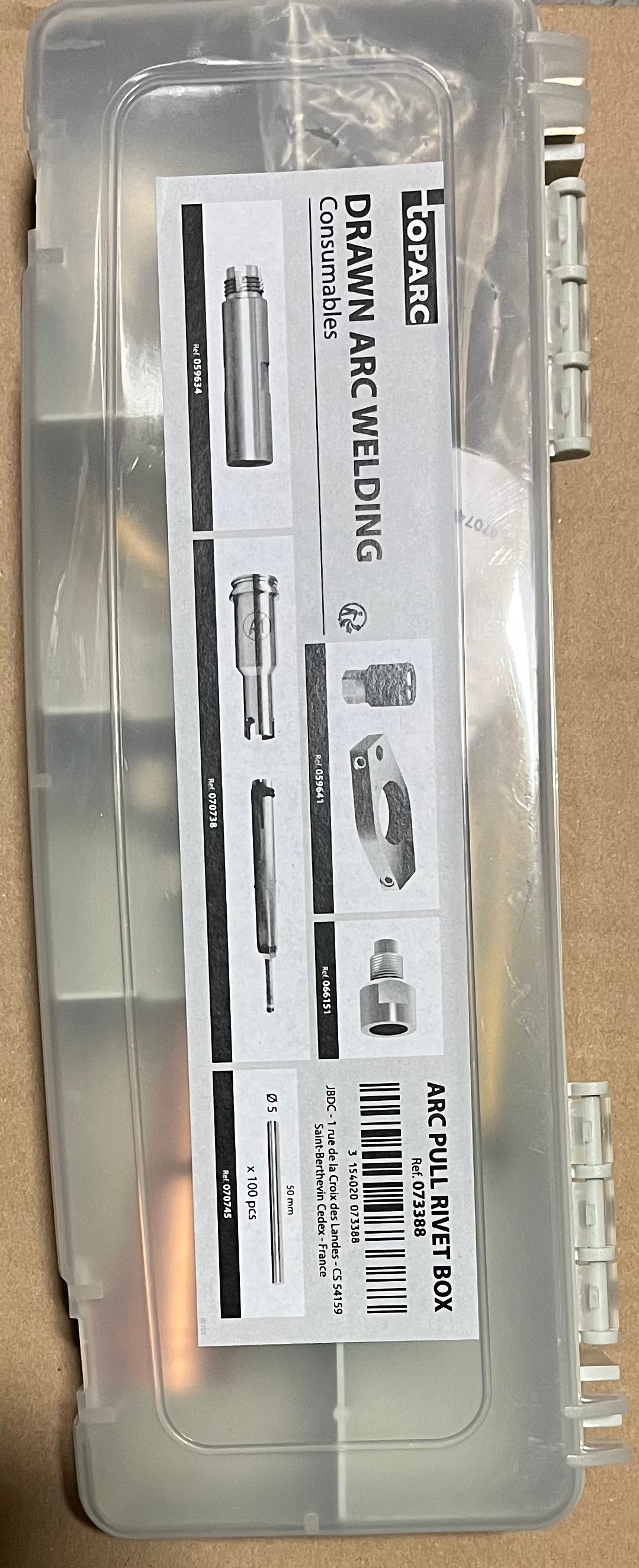 ARC PULL RIVET BOX 2