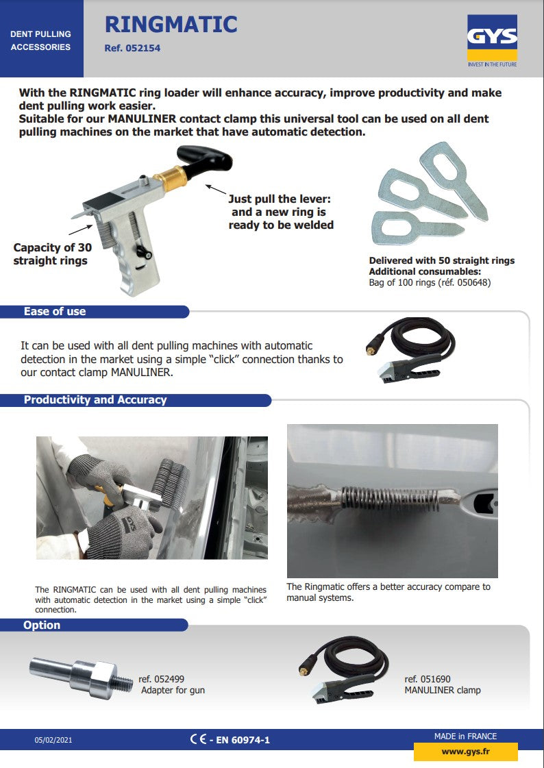 RINGMATIC - STRAIGHT PULLING RING GUN