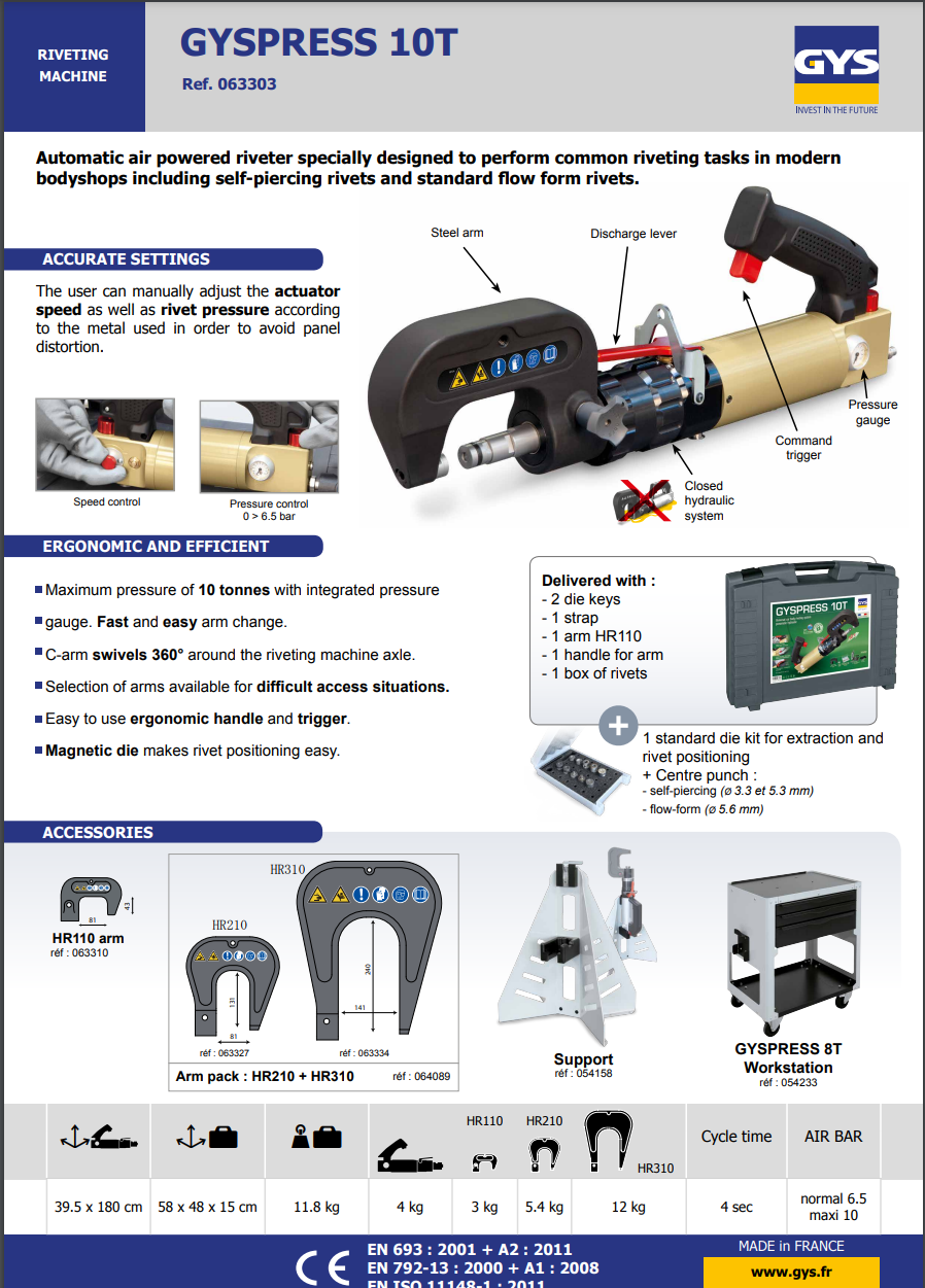 GYSPRESS 10T