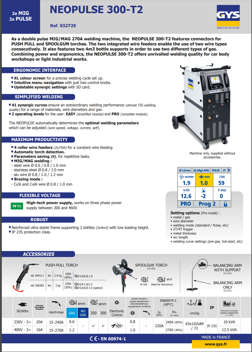 NEOPULSE 300-T2 - NEW - Clearance