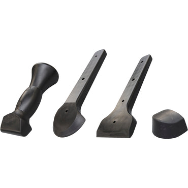 Set of 4 rubber tools