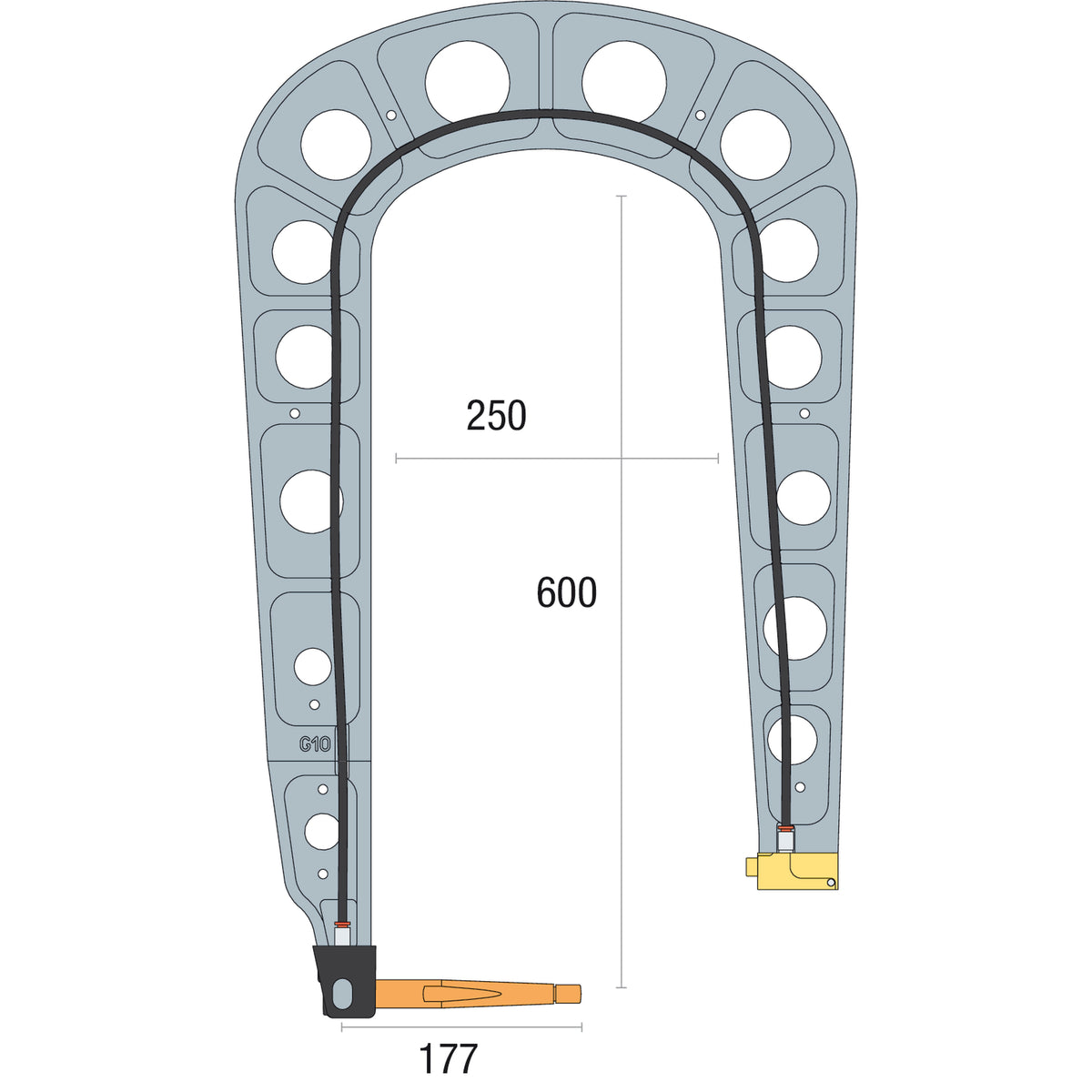 G12 ARM 1000mm EXTRA DEEP – ADVCRS