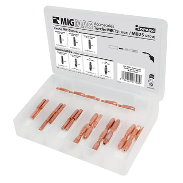 BOX OF CONTACT TIPS MB15/MB25