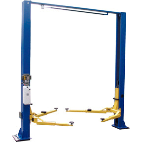9,000 lbs. Two Post Clear Floor Lift