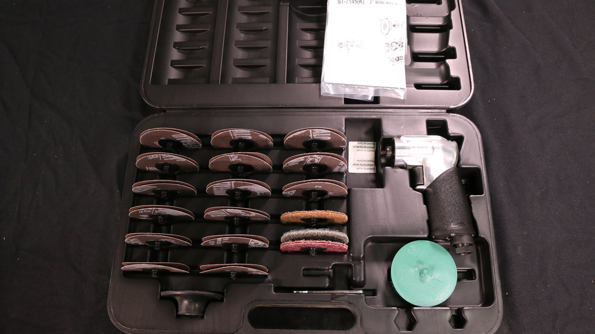 MINI PNEUMATIC GRINDER KIT (Ø75mm)