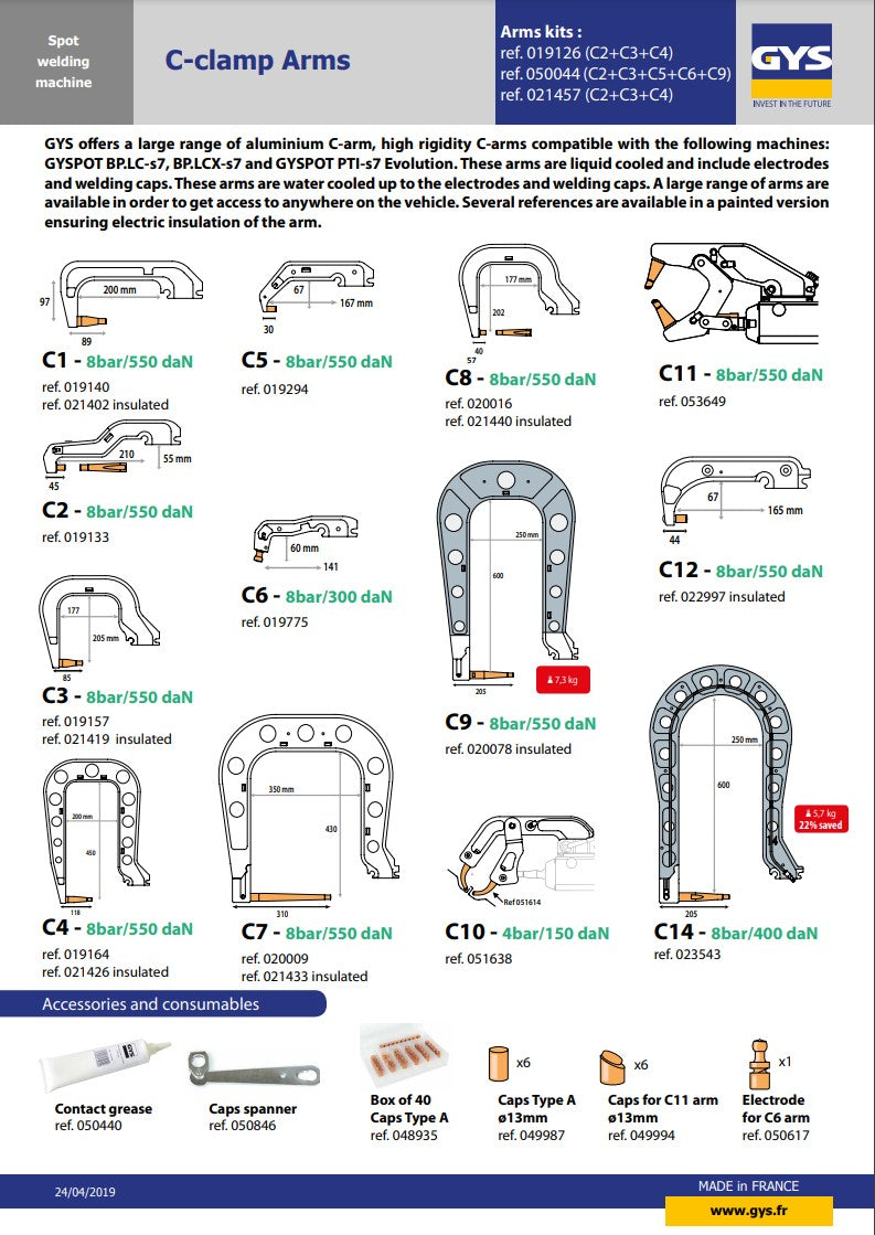 C10 ARM - DIFFICULT ACCESS