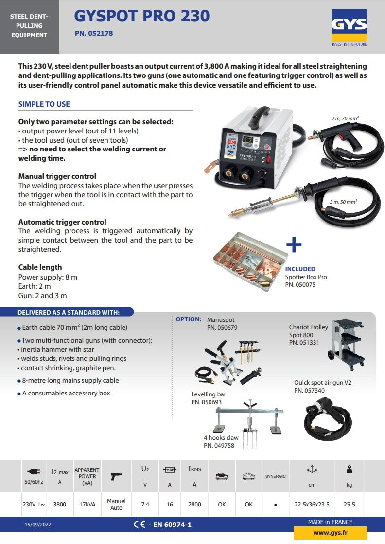 GYSPOT PRO 230 ADVCRS gyspot-pro-230-advcrs