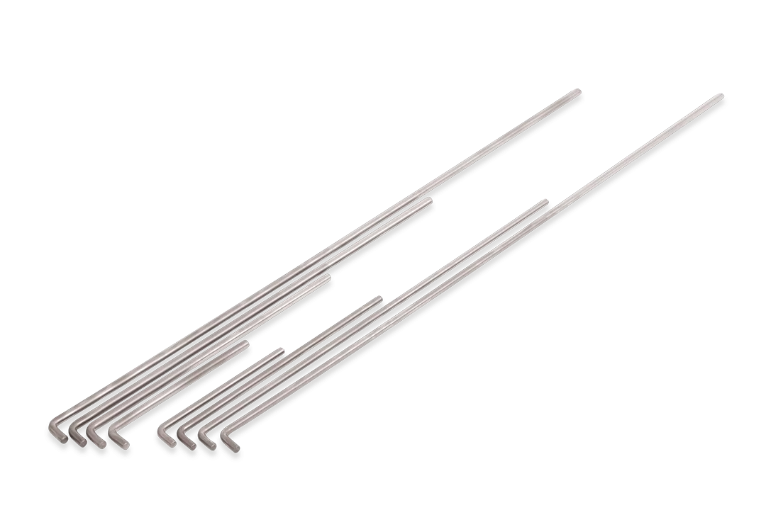 PULLING BARS 4 PC, 8mm, 155/260/455/700mm